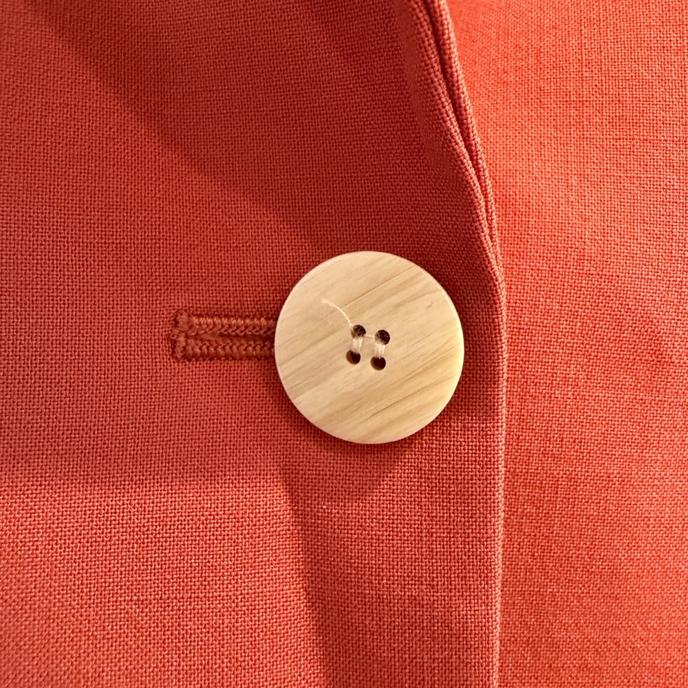 Theory Women's Gabe Sevona Virgin Wool Blazer in Coral *Matching Dress Avail.* - Picture 5 of 10